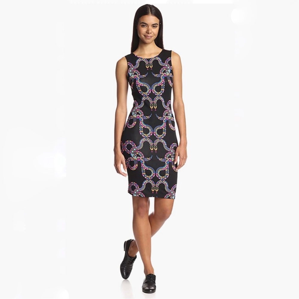 Mara Hoffman fitted snakes dress size large